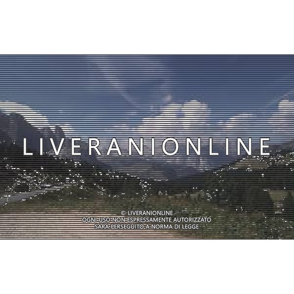 Veduta delle Montagne delle Dolomiti - gruppo montuoso del Puez Gruppo del Sella ©Archivio Giovanni Liverani/AG ALDO LIVERANI SAS