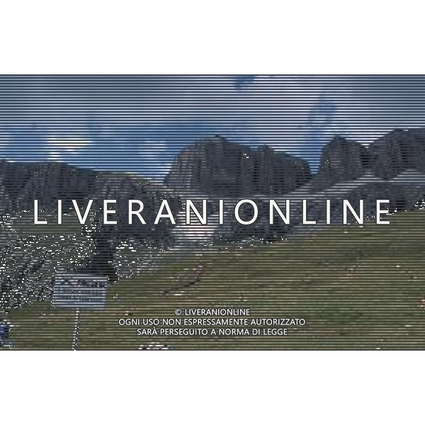 Veduta delle Montagne delle Dolomiti - gruppo montuoso del Sella Sass Pordoi ©Archivio Giovanni Liverani/AG ALDO LIVERANI SAS