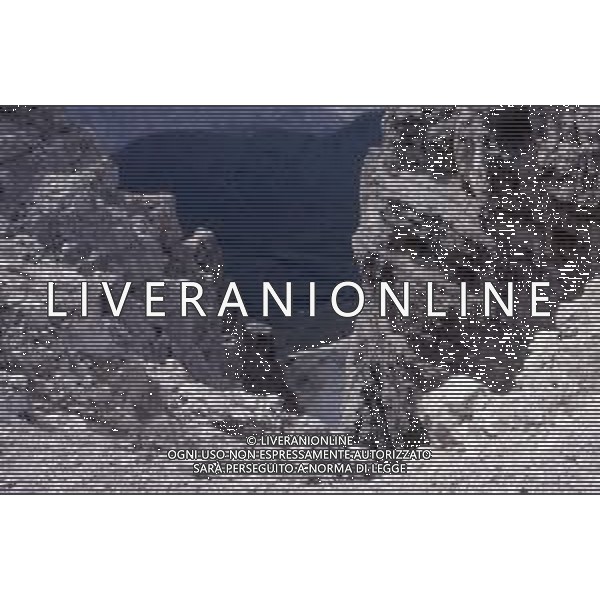 Veduta delle Montagne delle Dolomiti - gruppo montuoso del Sella Sass Pordoi ©Archivio Giovanni Liverani/AG ALDO LIVERANI SAS