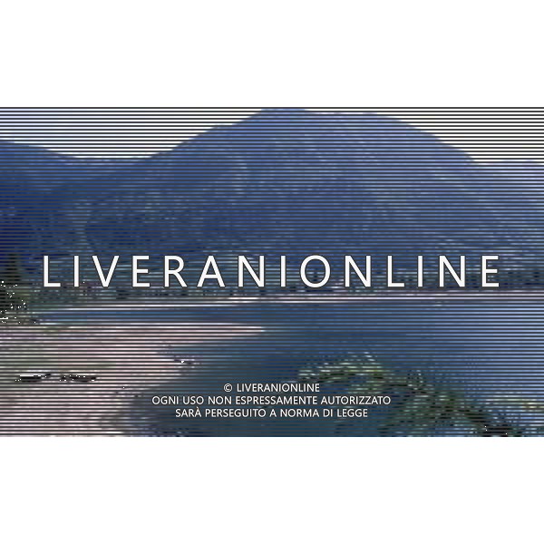 Veduta del lago d\'Idro o Eridio di origine glaciale sito nella provincia di Brescia ai confini con il Trentino ©Archivio Giovanni Liverani/AG ALDO LIVERANI SAS