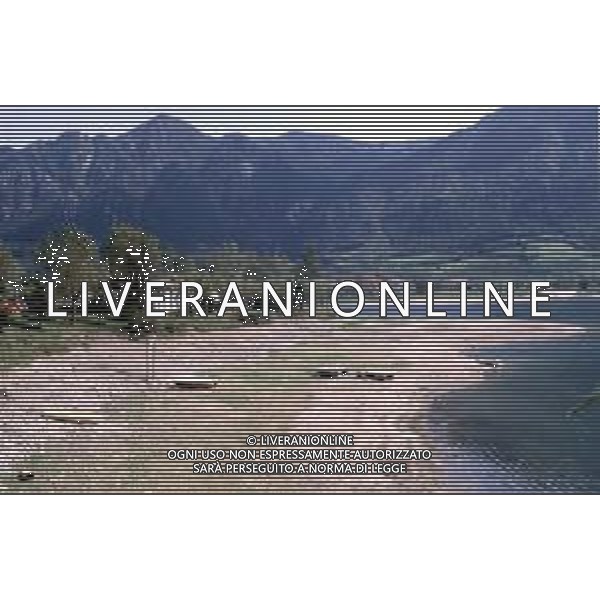 Veduta del lago d\'Idro o Eridio di origine glaciale sito nella provincia di Brescia ai confini con il Trentino ©Archivio Giovanni Liverani/AG ALDO LIVERANI SAS