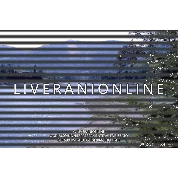 Veduta del lago d\'Idro o Eridio di origine glaciale sito nella provincia di Brescia ai confini con il Trentino ©Archivio Giovanni Liverani/AG ALDO LIVERANI SAS