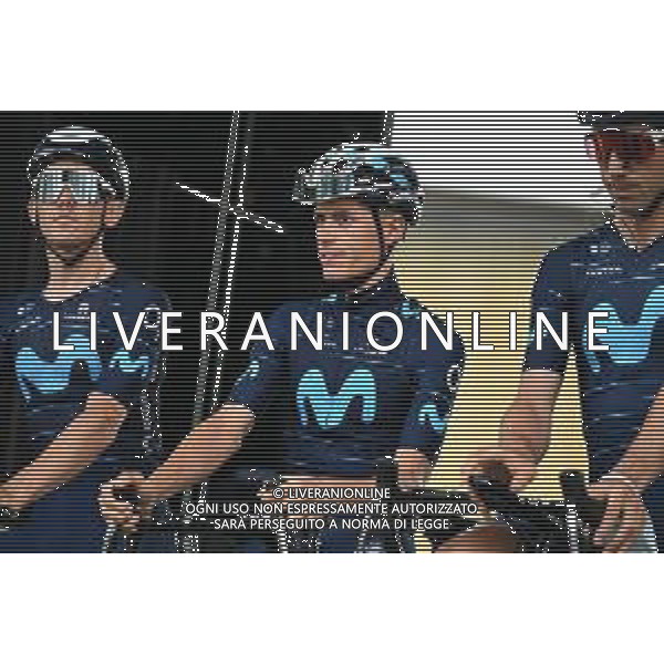 06-07-2022 Tour De France; Tappa 05 Lille - Arenberg; 2022, Movistar; Mas, Enric; Lille; ©SIROTTI/AGENZIA ALDO LIVERANI SAS