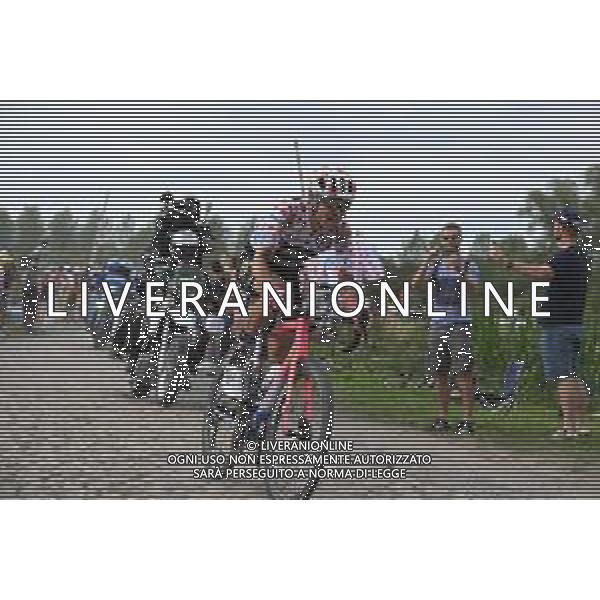 06-07-2022 Tour De France; Tappa 05 Lille - Arenberg; 2022, Ef Education - Easypost; Nielsen Magnus, Cort; Pont Gibus; ©SIROTTI/ AGENZIA ALDO LIVERANI SAS