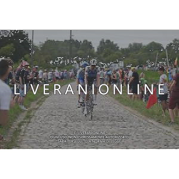 06-07-2022 Tour De France; Tappa 05 Lille - Arenberg; 2022, Quick Step - Alpha Vinyl; Asgreen, Kasper; Pont Gibus; ©SIROTTI/ AGENZIA ALDO LIVERANI SAS