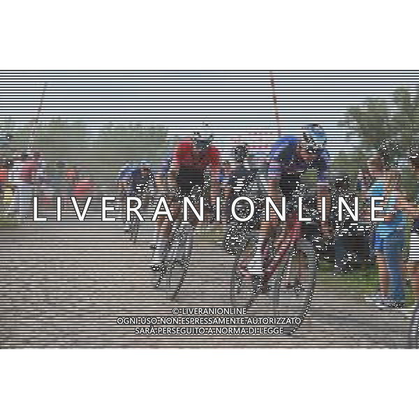 06-07-2022 Tour De France; Tappa 05 Lille - Arenberg; 2022, Alpecin - Deceuninck; 2022, Arkea - Samsic; Van Der Poel, Mathieu; Pont Gibus; ©SIROTTI/ AGENZIA ALDO LIVERANI SAS