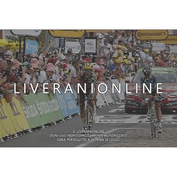 06-07-2022 Tour De France; Tappa 05 Lille - Arenberg; 2022, Jumbo - Visma; 2022, Beb Hotels - Pb Ktm; Laporte, Christophe; Lemoine, Cyril; Arenberg; ©SIROTTI/ AGENZIA ALDO LIVERANI SAS