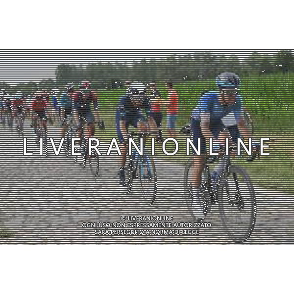 06-07-2022 Tour De France; Tappa 05 Lille - Arenberg; 2022, Israel - Premier Tech; 2022, Movistar; Pont Gibus; ©SIROTTI/ AGENZIA ALDO LIVERANI SAS