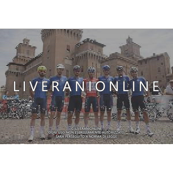 06-06-2022 Adriatica - Ionica Race; Tappa 03 Ferrara - Brisighella; 2022, Gazprom - Rusvelo; 2022, Italia; Scaroni, Christian; Ferrara; ©SIROTTI/AGENZIA ALDO LIVERANI SAS