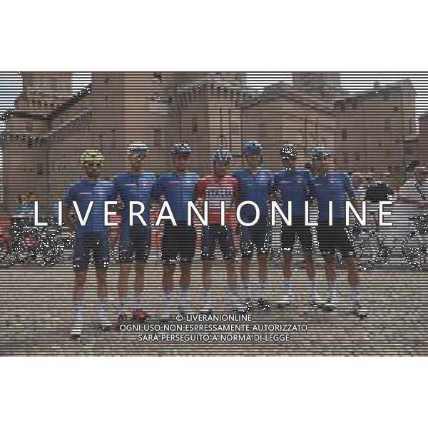 06-06-2022 Adriatica - Ionica Race; Tappa 03 Ferrara - Brisighella; 2022, Gazprom - Rusvelo; 2022, Italia; Scaroni, Christian; Ferrara; ©SIROTTI/AGENZIA ALDO LIVERANI SAS