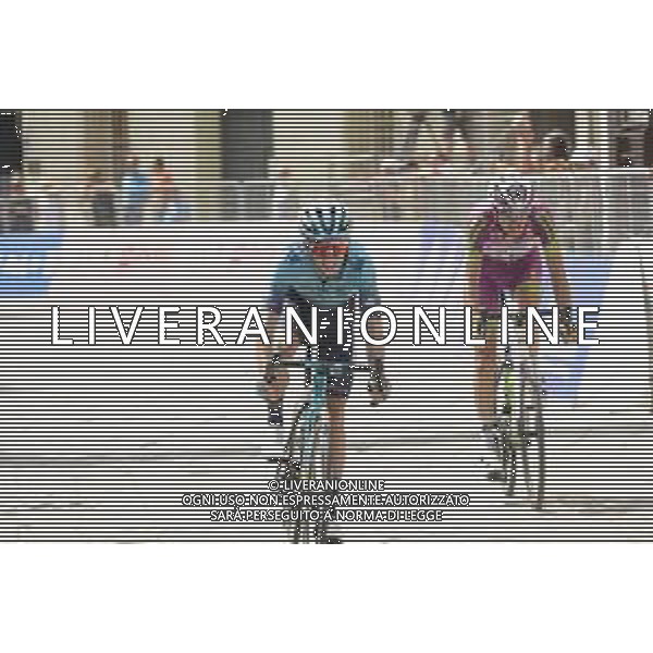 06-06-2022 Adriatica - Ionica Race; Tappa 03 Ferrara - Brisighella; 2022, Astana - Qazaqstan; 2022, Bardiani - Csf Faizane; Pronskiy, Vadim; Covili, Luca; Brisighella; ©SIROTTI/AGENZIA ALDO LIVERANI SAS