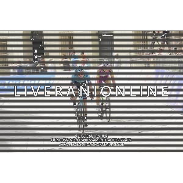 06-06-2022 Adriatica - Ionica Race; Tappa 03 Ferrara - Brisighella; 2022, Astana - Qazaqstan; 2022, Bardiani - Csf Faizane; Pronskiy, Vadim; Covili, Luca; Brisighella; ©SIROTTI/AGENZIA ALDO LIVERANI SAS