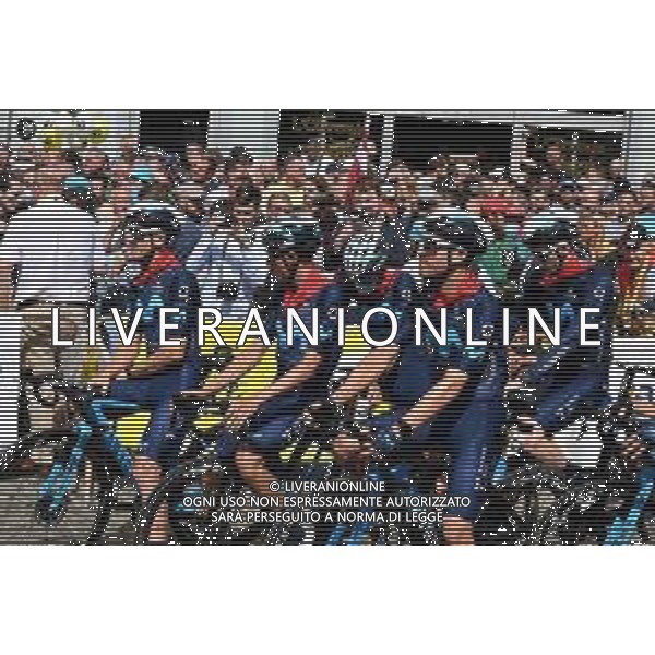 07-07-2022 Tour De France; Tappa 06 Binche - Longwy; 2022, Movistar; Binche; ©SIROTTI/AGENZIA ALDO LIVERANI SAS