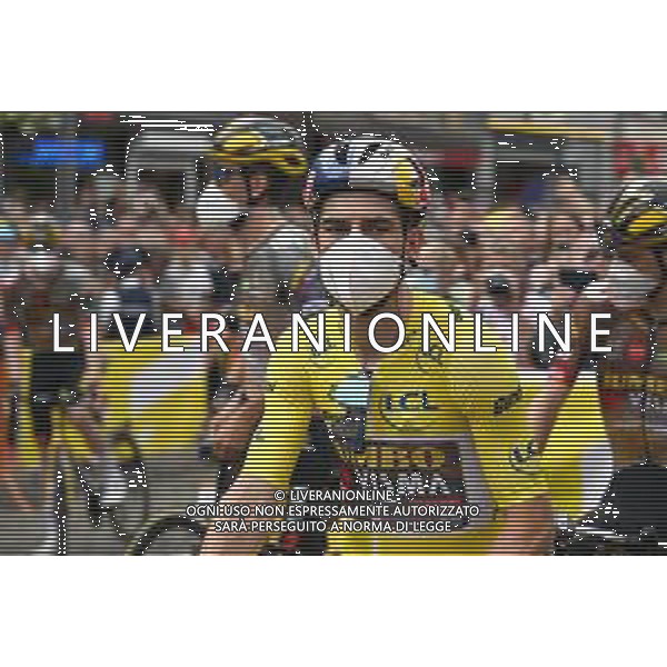 07-07-2022 Tour De France; Tappa 06 Binche - Longwy; 2022, Jumbo - Visma; Van Aert, Wout; Binche; ©SIROTTI/AGENZIA ALDO LIVERANI SAS