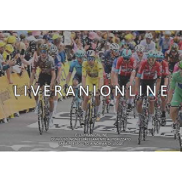 07-07-2022 Tour De France; Tappa 06 Binche - Longwy; 2022, Jumbo - Visma; Van Aert, Wout; Kuss, Sepp; Longwy; ©SIROTTI/AGENZIA ALDO LIVERANI SAS