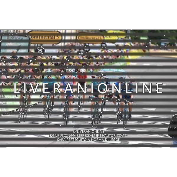 07-07-2022 Tour De France; Tappa 06 Binche - Longwy; 2022, Groupama - Fdj; 2022, Beb Hotels - Pb Ktm; Kung, Stefan; Barthe, Cyril; Longwy; ©SIROTTI/AGENZIA ALDO LIVERANI SAS