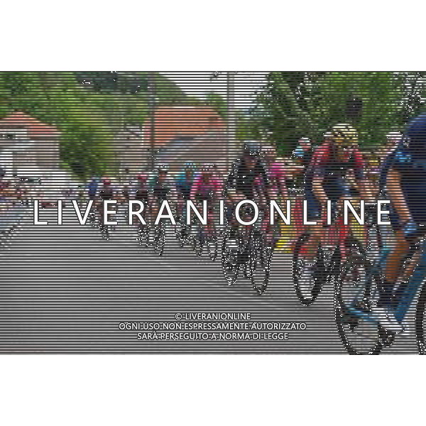 07-07-2022 Tour De France; Tappa 06 Binche - Longwy; 2022, Ineos - Grenadiers; 2022, Dsm; Geraint, Thomas; Bardet, Romain; Longwy; ©SIROTTI/AGENZIA ALDO LIVERANI SAS