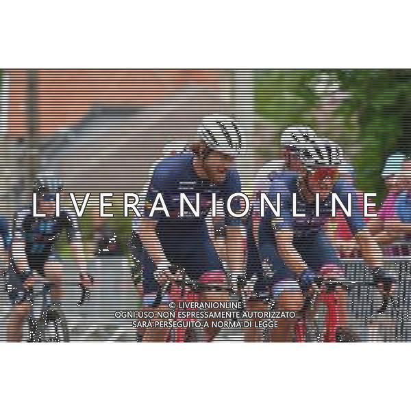 07-07-2022 Tour De France; Tappa 06 Binche - Longwy; 2022, Trek - Segafredo; Simmons, Quinn; Pedersen, Mads; Longwy; ©SIROTTI/AGENZIA ALDO LIVERANI SAS