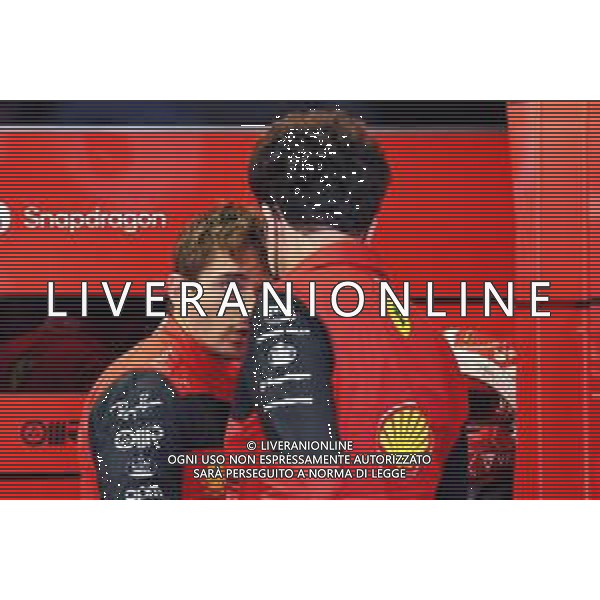 (L to R): Charles Leclerc (MON) Ferrari and Mattia Binotto (ITA) Ferrari Team Principal. 08.07.2022. Formula 1 World Championship, Rd 11, Austrian Grand Prix, Spielberg, Austria, Qualifying Day. - www.xpbimages.com, EMail: requests@xpbimages.com © Copyright: Batchelor / XPB Images/AGENZIA ALDO LIVERANI SAS - ITALY ONLY EDITORIAL USE ONLY