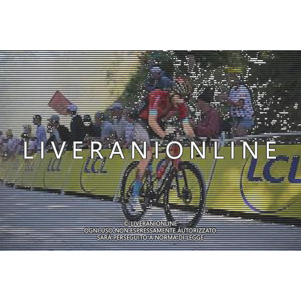 08-07-2022 Tour De France; Tappa 07 Tomblaine - La Super Planche Des Belles Filles; 2022, Bahrain - Victorious; Caruso, Damiano; La Super Planche Des Belles Filles; ©SIROTTI/AGENZIA ALDO LIVERANI SAS