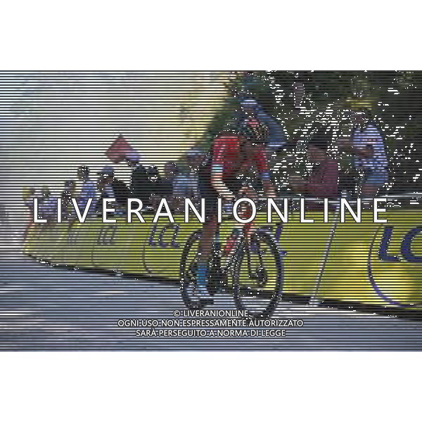 08-07-2022 Tour De France; Tappa 07 Tomblaine - La Super Planche Des Belles Filles; 2022, Bahrain - Victorious; Caruso, Damiano; La Super Planche Des Belles Filles; ©SIROTTI/AGENZIA ALDO LIVERANI SAS