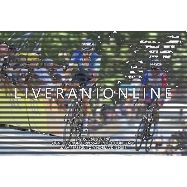 08-07-2022 Tour De France; Tappa 07 Tomblaine - La Super Planche Des Belles Filles; 2022, Israel - Premier Tech; Fuglsang, Jacob; La Super Planche Des Belles Filles; ©SIROTTI/AGENZIA ALDO LIVERANI SAS