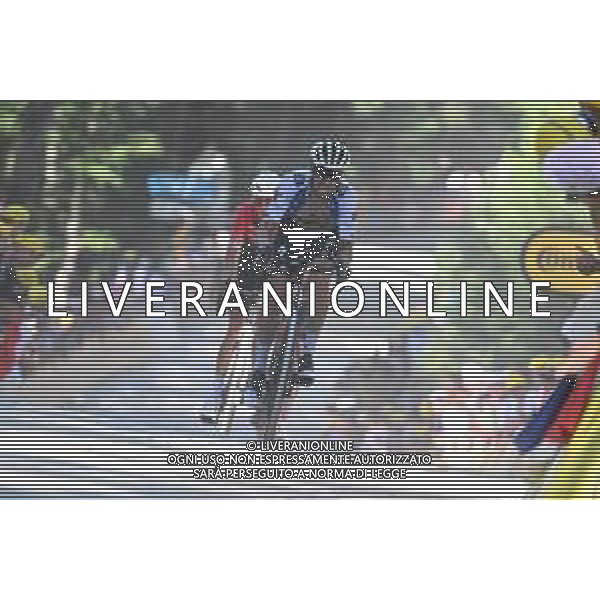 08-07-2022 Tour De France; Tappa 07 Tomblaine - La Super Planche Des Belles Filles; 2022, Quick Step - Alpha Vinyl; Cattaneo, Mattia; La Super Planche Des Belles Filles; ©SIROTTI/AGENZIA ALDO LIVERANI SAS