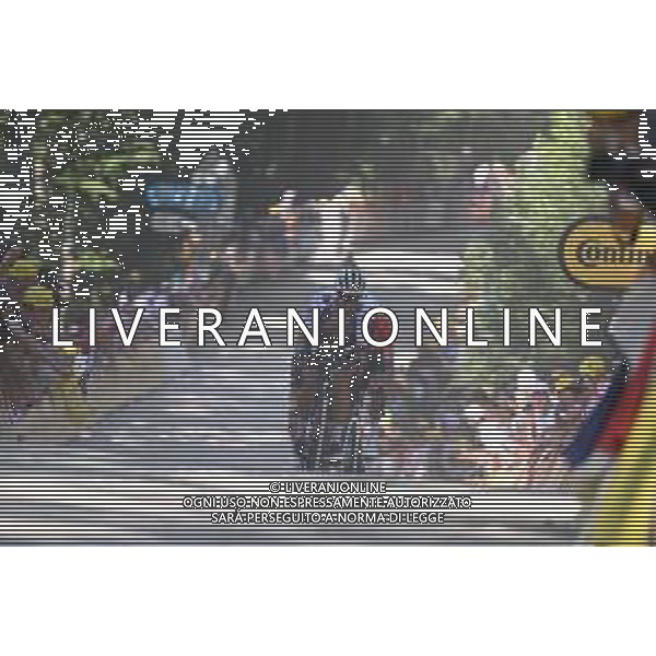 08-07-2022 Tour De France; Tappa 07 Tomblaine - La Super Planche Des Belles Filles; 2022, Quick Step - Alpha Vinyl; Cattaneo, Mattia; La Super Planche Des Belles Filles; ©SIROTTI/AGENZIA ALDO LIVERANI SAS