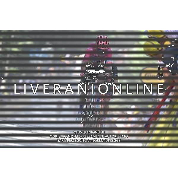 08-07-2022 Tour De France; Tappa 07 Tomblaine - La Super Planche Des Belles Filles; 2022, Ef Education - Easypost; Guerreiro, Ruben; La Super Planche Des Belles Filles; ©SIROTTI/AGENZIA ALDO LIVERANI SAS