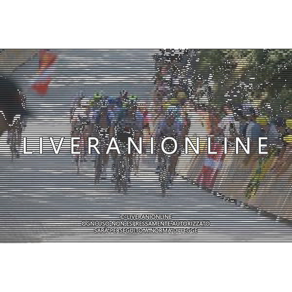 08-07-2022 Tour De France; Tappa 07 Tomblaine - La Super Planche Des Belles Filles; 2022, Bora - Hansgrohe; Haller, Marco; Grosschartner, Felix; La Super Planche Des Belles Filles; ©SIROTTI/AGENZIA ALDO LIVERANI SAS