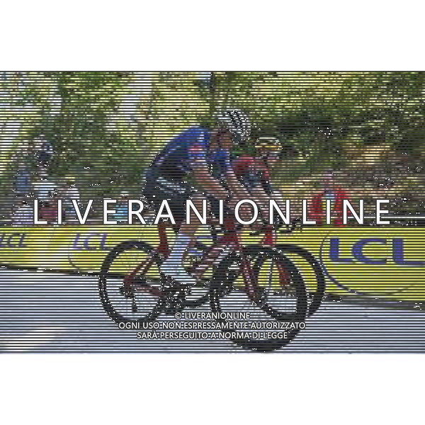 08-07-2022 Tour De France; Tappa 07 Tomblaine - La Super Planche Des Belles Filles; 2022, Alpecin - Deceuninck; Van Der Poel, Mathieu; La Super Planche Des Belles Filles; ©SIROTTI/AGENZIA ALDO LIVERANI SAS