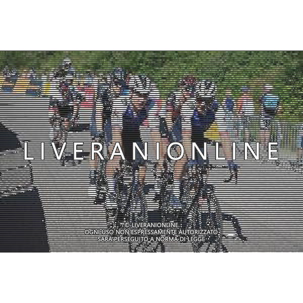 08-07-2022 Tour De France; Tappa 07 Tomblaine - La Super Planche Des Belles Filles; 2022, Quick Step - Alpha Vinyl; Jakobsen, Fabio; Morkov, Michael; La Super Planche Des Belles Filles; ©SIROTTI/AGENZIA ALDO LIVERANI SAS