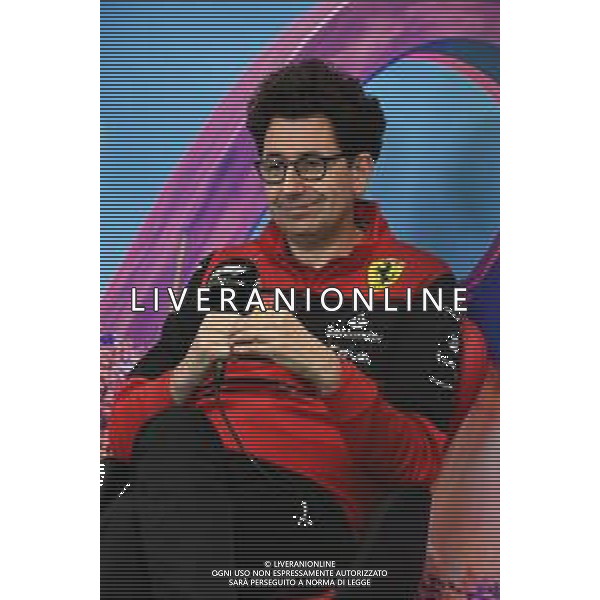 Mattia Binotto (ITA) Ferrari Team Principal in the FIA Press Conference. 09.07.2022. Formula 1 World Championship, Rd 11, Austrian Grand Prix, Spielberg, Austria, Sprint Day. - www.xpbimages.com, EMail: requests@xpbimages.com © Copyright: XPB Images/AGENZIA ALDO LIVERANI SAS - ITALY ONLY EDITORIAL USE ONLY