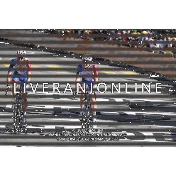 09-07-2022 Tour De France; Tappa 08 Dole - Lausanne; 2022, Groupama - Fdj; Kung, Stefan; Geniets, Kevin; Lausanne; ©SIROTTI/AGENZIA ALDO LIVERANI SAS