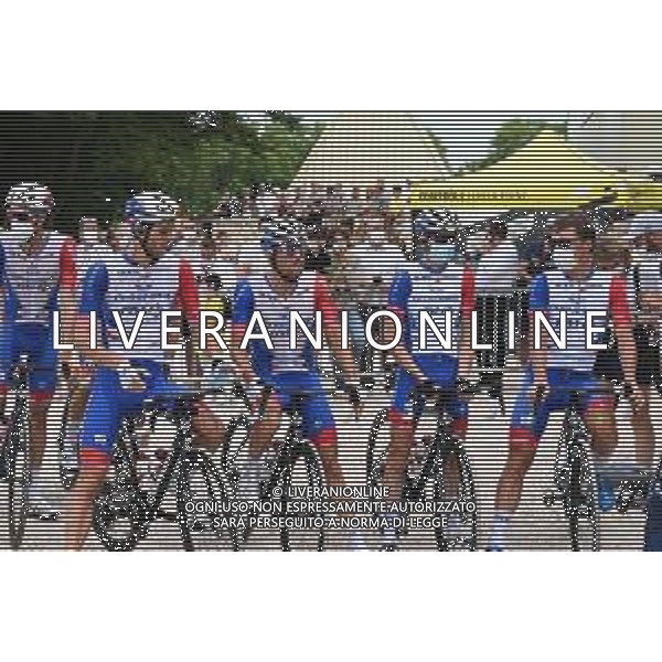 09-07-2022 Tour De France; Tappa 08 Dole - Lausanne; 2022, Groupama - Fdj; Dole; ©SIROTTI/AGENZIA ALDO LIVERANI SAS