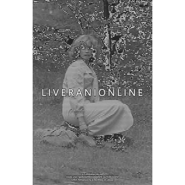 RETROSPETTIVA TIZIANA PINI ATTRICE NELLA FOTO SUL SET DURANTE LE RIPRESE DEL FILM \'UNA GITA SCOLASTICA\' A PORRETTA TERME NEL 1983 ©Archivio Giovanni Liverani/AGENZIA ALDO LIVERANI SAS