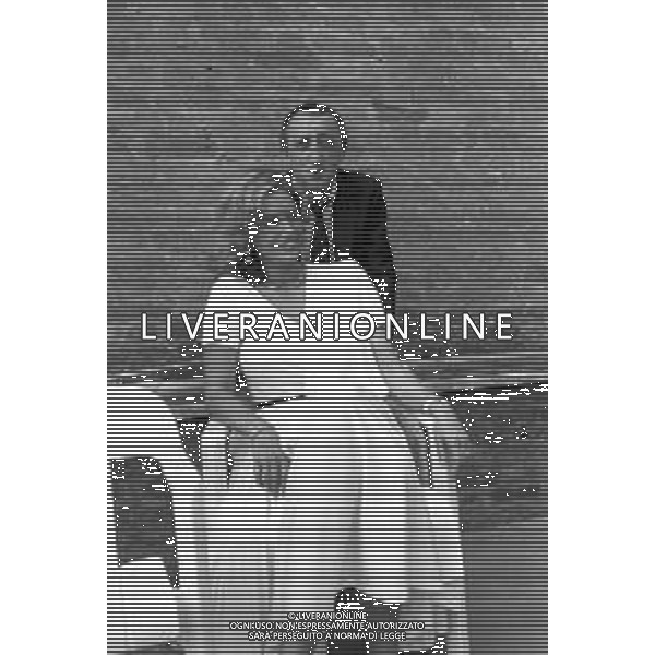 RETROSPETTIVA TIZIANA PINI ATTRICE NELLA FOTO CON CARLO DELLE PIANE A VENEZIA NEL 1983 ©Archivio Giovanni Liverani/AGENZIA ALDO LIVERANI SAS