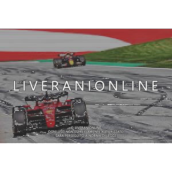 Race winner Charles Leclerc (MON) Ferrari F1-75 celebrates at the end of the race. 10.07.2022. Formula 1 World Championship, Rd 11, Austrian Grand Prix, Spielberg, Austria, Race Day. - www.xpbimages.com, EMail: requests@xpbimages.com © Copyright: Batchelor / XPB Images/AGENZIA ALDO LIVERANI SAS - ITALY ONLY EDITORIAL USE ONLY