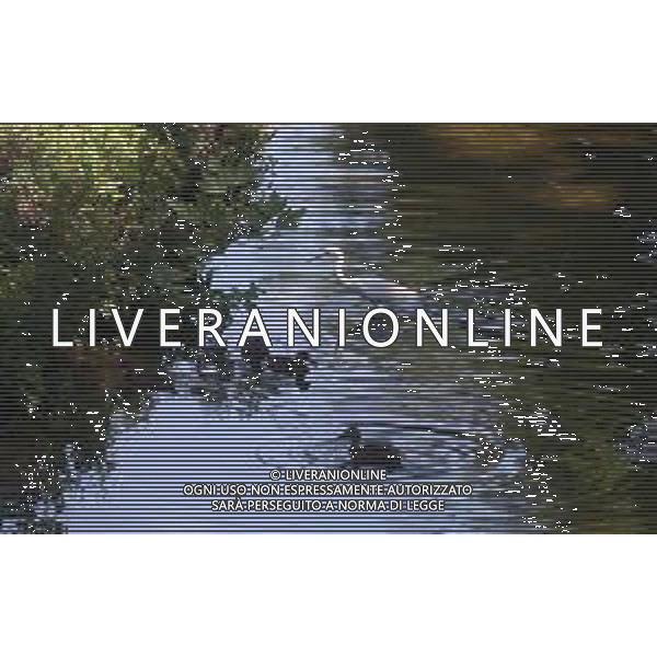 CAUSA SICCITA\' QUASI PROSCIUGATO IL TORRENTE CROSTOLO, AFFLUENTE DI DESTRA DEL FIUME PO, CHE ATTRAVERSA REGGIO EMILIA 10.07.2022 ©SANTANDREA/AGENZIA ALDO LIVERANI SAS