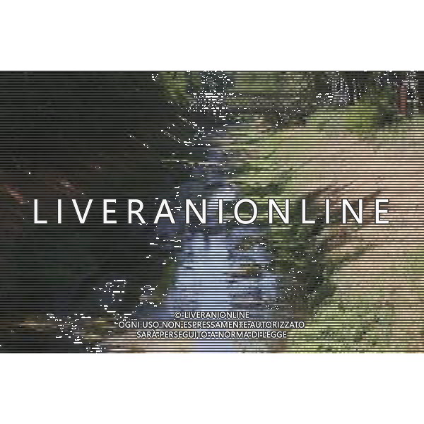 CAUSA SICCITA\' QUASI PROSCIUGATO IL TORRENTE CROSTOLO, AFFLUENTE DI DESTRA DEL FIUME PO, CHE ATTRAVERSA REGGIO EMILIA 10.07.2022 ©SANTANDREA/AGENZIA ALDO LIVERANI SAS