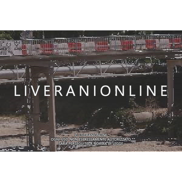 CAUSA SICCITA\' QUASI PROSCIUGATO IL TORRENTE CROSTOLO, AFFLUENTE DI DESTRA DEL FIUME PO, CHE ATTRAVERSA REGGIO EMILIA 10.07.2022 ©SANTANDREA/AGENZIA ALDO LIVERANI SAS