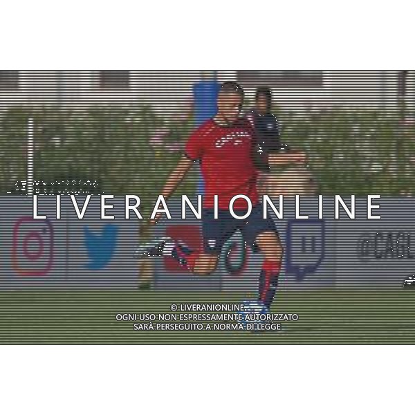 10-7-2022. Cagliari Calcio-Rappresentativa sarda, amichevole pre campionato 2022-2023, presso centro sportivo Asseminello, Assemini, Cagliari. Partita aperta ai tifosi. Foto Salvatore Moi/Aldo Liverani sas. Nella foto: Palomba Cagliari ©MOI/AGENZIA ALDO LIVERANI SAS