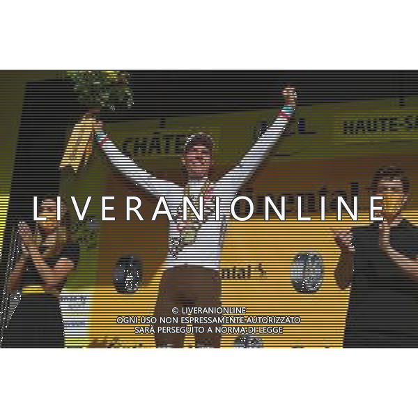 10-07-2022 Tour De France; Tappa 09 Aigle - Chatel; 2022, Ag2r - Citroen; Jungels, Bob; Chatel; ©SIROTTI/AGENZIA ALDO LIVERANI SAS