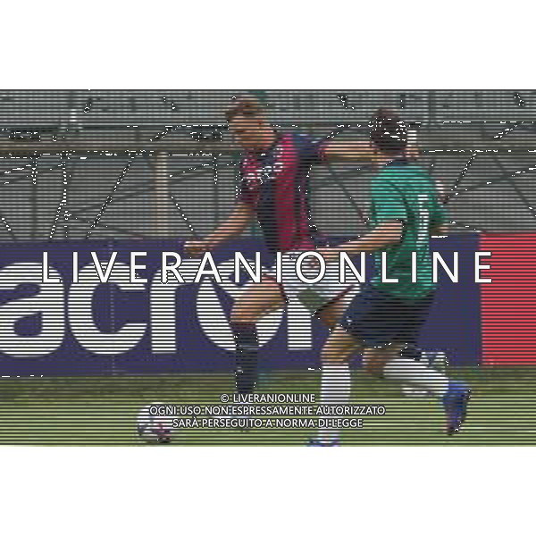 BOLOGNA CALCIO RITIRO AMICHEVOLE PRECAMPIONATO PINZOLO 10.07.2022 NELLA FOTO: PRIMO GOL DI JOHANNES VAN HOOIJDONK ©MOSCA/AGENZIA ALDO LIVERANI SAS