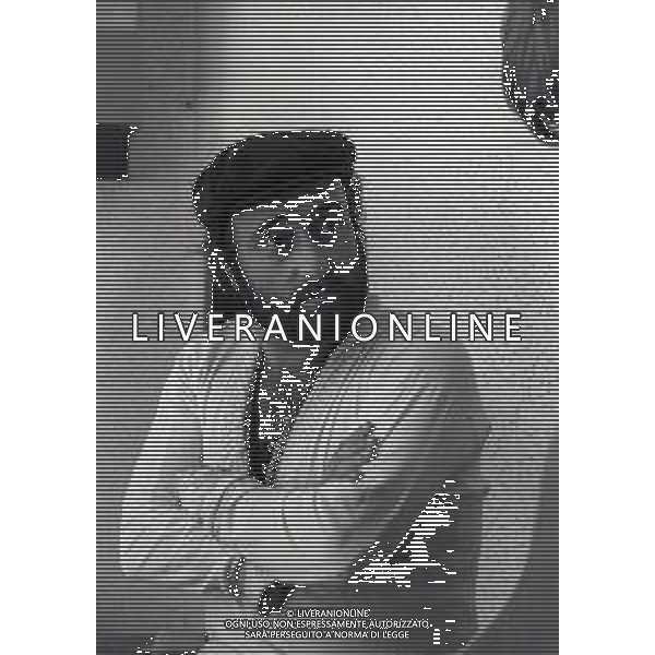 RETROSPETTIVA LUCIO DALLA CANTANTE NELLA FOTO LUCIO DALLA A MILANO NELL\'ANNO 1971  AG ALDO LIVERANI SAS 