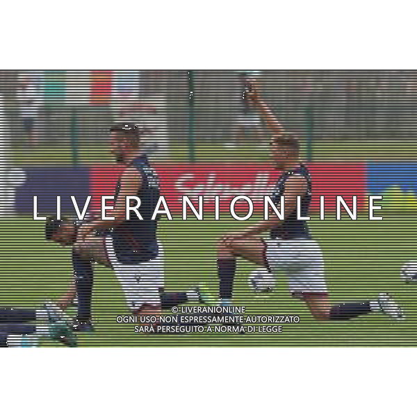 BOLOGNA CALCIO RITIRO AMICHEVOLE PRECAMPIONATO PINZOLO 10.07.2022 NELLA FOTO ALLENAMENTO - Mitchell Dijks e Sydney van Hooijdonk ©MOSCA/AGENZIA ALDO LIVERANI SAS