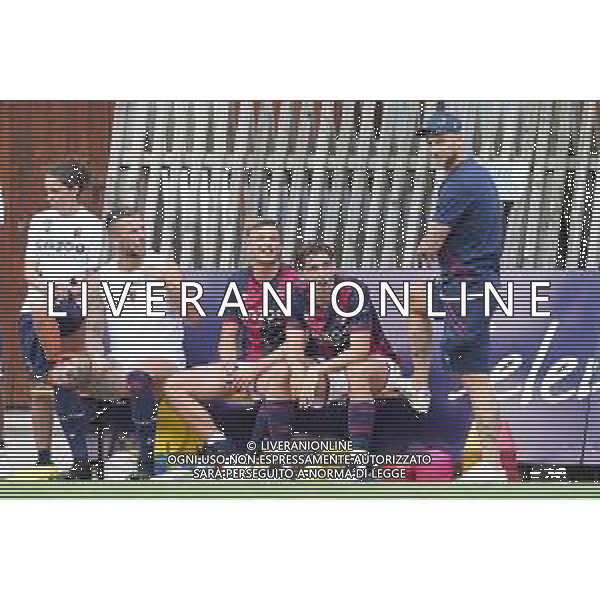 BOLOGNA CALCIO RITIRO AMICHEVOLE PRECAMPIONATO PINZOLO 10.07.2022 NELLA FOTO Marko Arnautovic, Mitchell Dijks, Luis Binks, Sydney van Hooijdonk ©MOSCA/AGENZIA ALDO LIVERANI SAS
