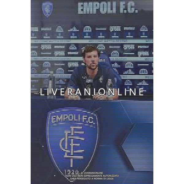 Lisa Guglielmi/LMedia - Presentation of the new Empoli FC player Mattia Destro - italian soccer Serie A match 2022/2023 July 11 2022 - Carlo Castellani stadium Empoli, Italy Presentation of the new Empoli FC player Mattia Destro Photo showing: Mattia Destro (Empoli FC) @Lisa Guglielmi/LiveMedia /AGENZIA ALDO LIVERANI SAS