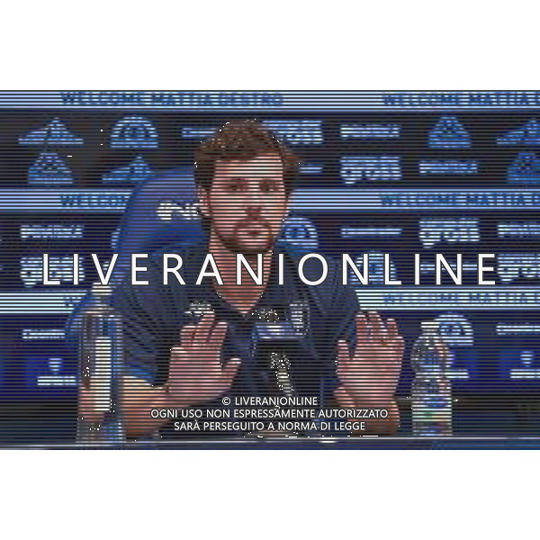 Lisa Guglielmi/LMedia - Presentation of the new Empoli FC player Mattia Destro - italian soccer Serie A match<stagioneSportiva> July 11 2022 - Carlo Castellani stadium Empoli, Italy Presentation of the new Empoli FC player Mattia Destro Photo showing: Mattia Destro (Empoli FC) @Lisa Guglielmi/LiveMedia /AGENZIA ALDO LIVERANI SAS