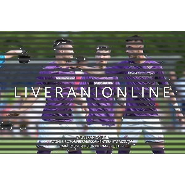 FIORENTINA - REAL VICENZA AMICHEVOLE PRECAMPIONATO A MOENA 12.07.2022 NELLA FOTO ESULTANZA dopo il gol su rigore di Luka Jovic ©MOSCA /AGENZIA ALDO LIVERANI SAS